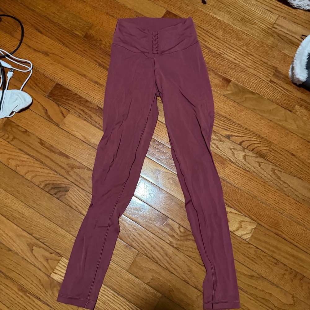 Aerie Mauve High-Rise Leggings